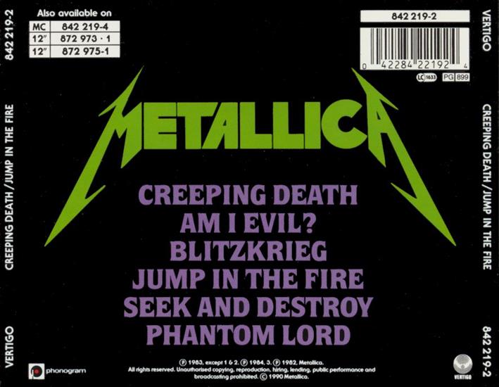 1987 - Creeping Death - Metallica - 1987 - Creeping Death - Back.jpg