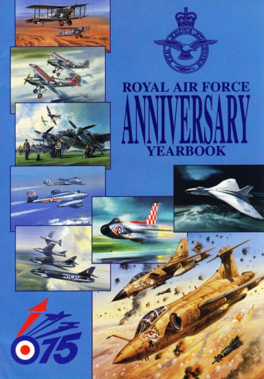 Wydawnictwa anglo i rosyjskojęzyczne - Royal Air Force 75th Anniversary Yearbook.jpg