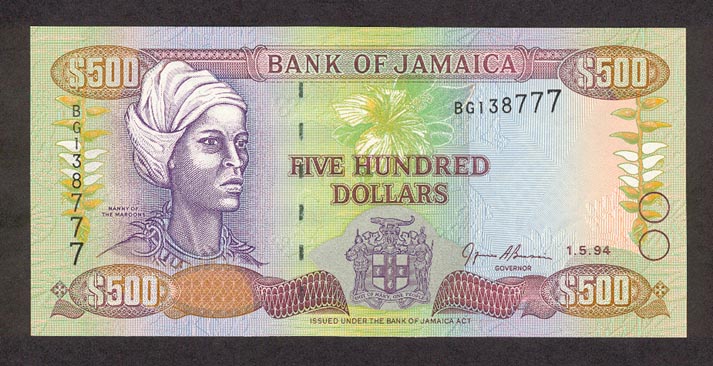 Jamaica - JamaicaP77-500Dollars-1994-donatedth_f.jpg