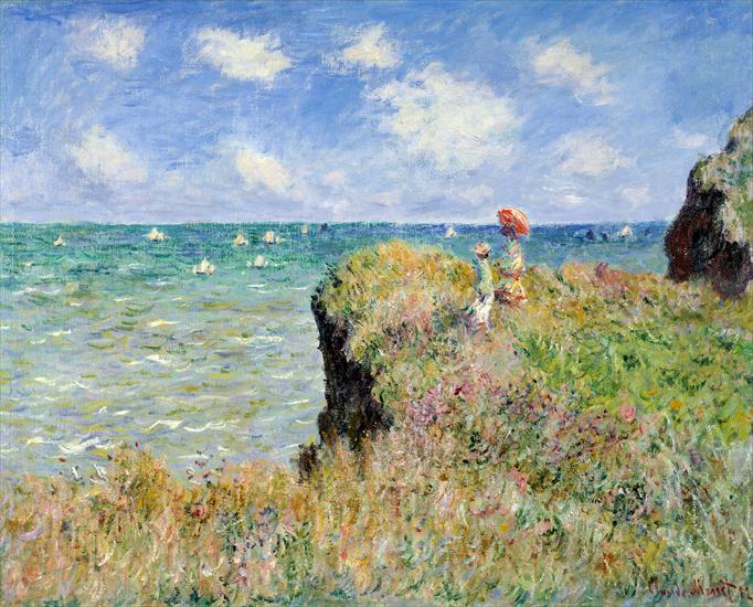 1879-1890 - Claude Monet - Walk on the Cliff at Pourville 1882.jpg