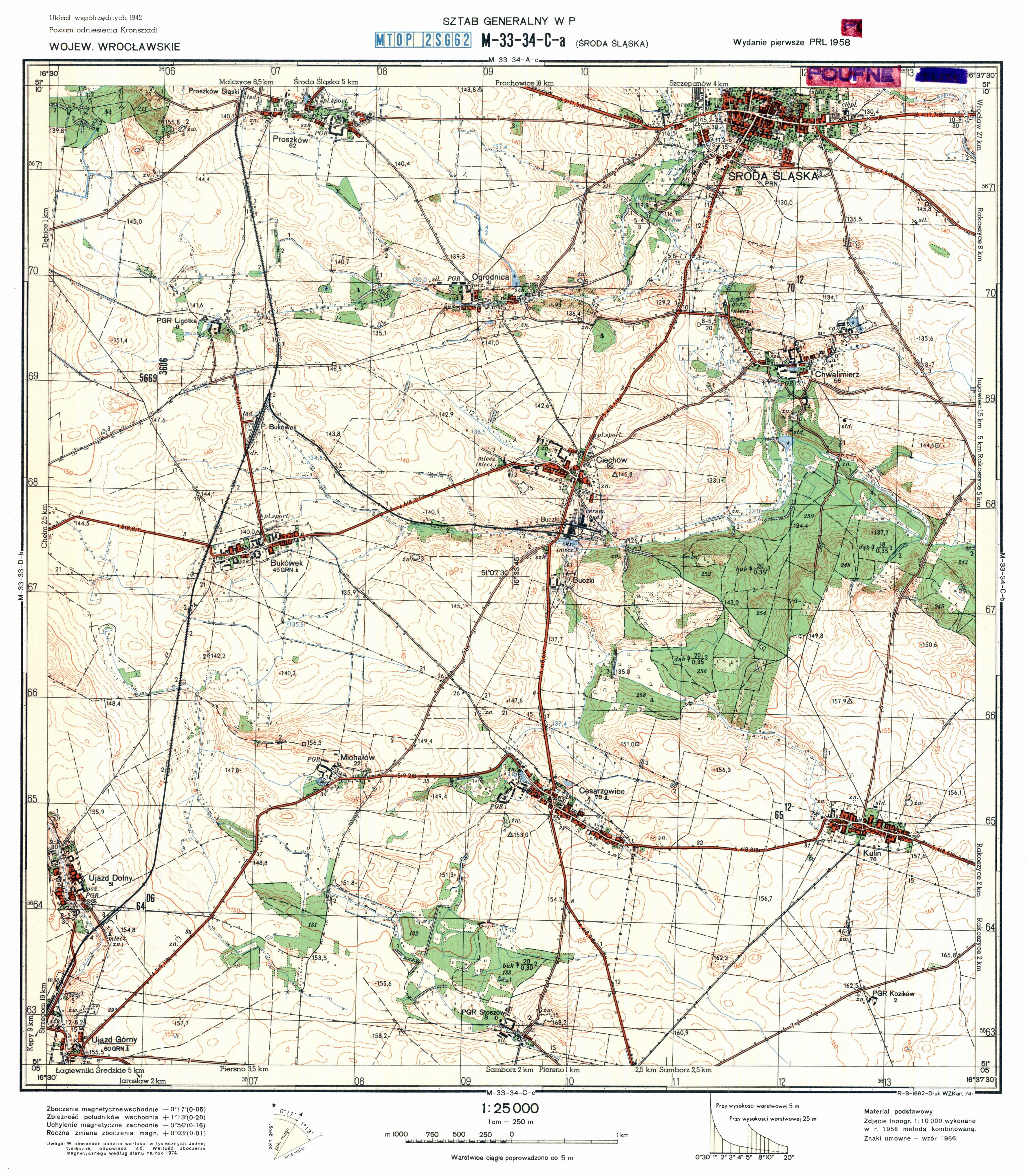 Mapy topograficzne LWP 1_25 000 - M-33-34-C-a_SRODA_SLASKA_1974.jpg