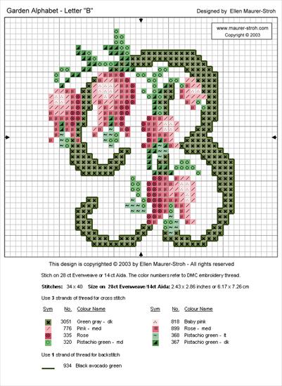 Kwiatowy - Garden Alphabet B.gif