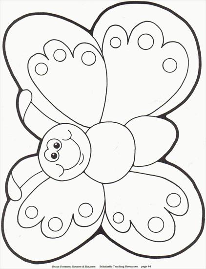 Motyle gąsienice - motyle - kolorowanka 42.GIF