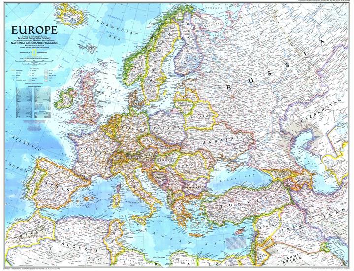 National Geografic - Mapy - Europe 1992.jpg