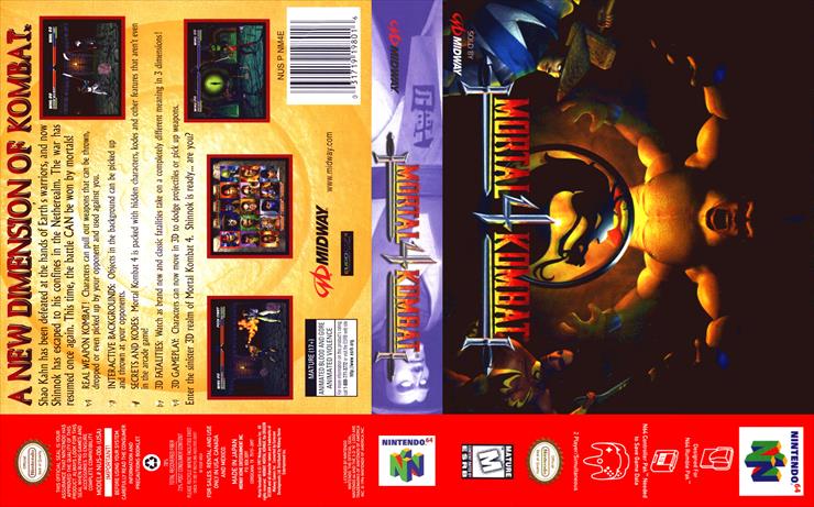 Covers Nintendo 64 - Mortal Kombat 4 Nintendo 64 - Cover.jpg