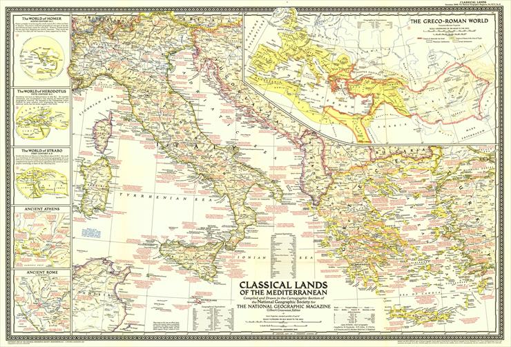National Geografic - Mapy - Mediterranean - Classical Lands 1949.jpg