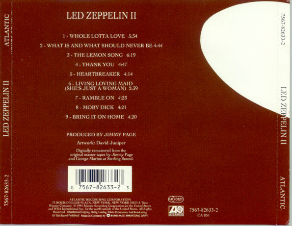 1969 Led Zeppelin II - Led Zeppelin II - Back.jpg