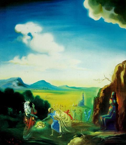 Dali - 1966_01_Moses and the Pharaoh, 1966.jpg