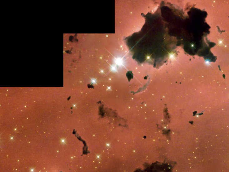 Fotki z teleskopu Hubblea - Thackerays Globules in IC 2944.jpg