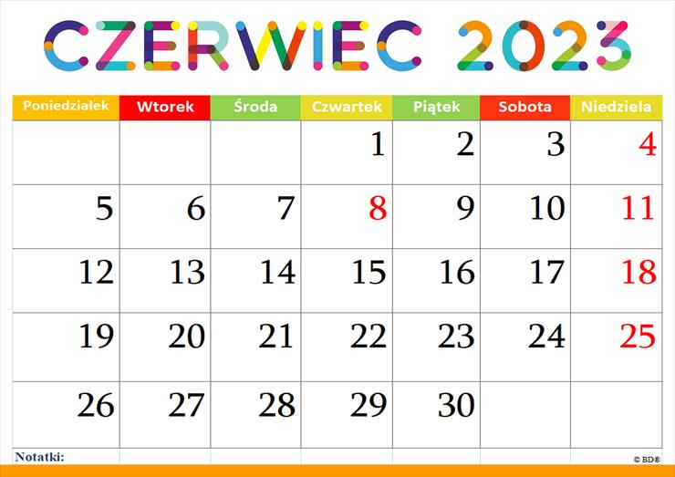 Kalendarz 2023 _Do Druku w A4 - Czerwiec 2023.bmp