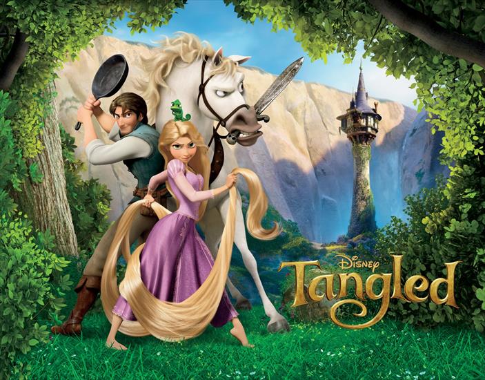 Zaplątani - Zaplątani - Tangled Disney Rapunzel Wallpaper 1.jpg