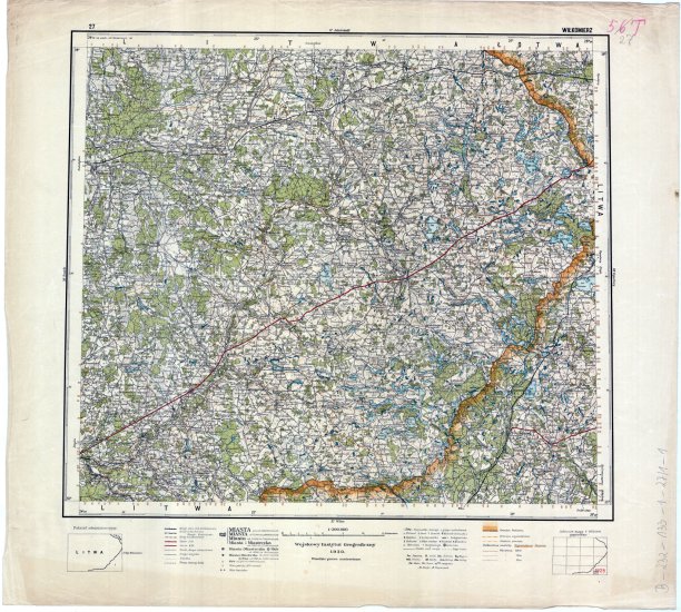 mapa operacyjna Polski 1_300 000 - 27_WILKOMIERZ_1930.jpg