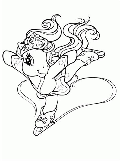 Kucyki Pony - Mój kucyk Pony - kolorowanka 50.GIF