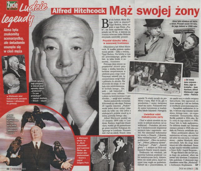 Gwiazdy filmu, TV, muzyki i sportu, skany - Alfred Hitchcock. Życie na Gorąco nr 22, 29 V 2013.jpg