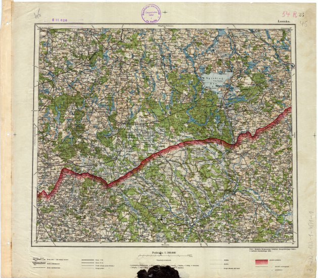 mapa operacyjna Polski 1_300 000 - Lomza_1923.jpg