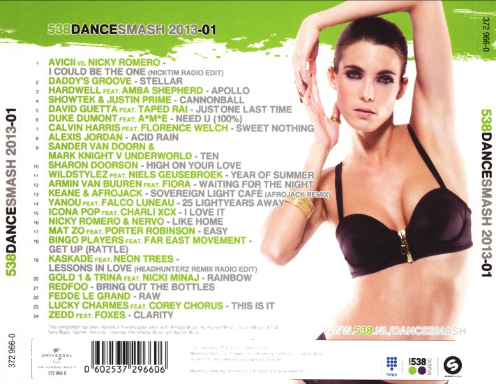 2013.538 Dance Smash.vol.1.DutchReleaseTeam chomikuj - Back.bmp
