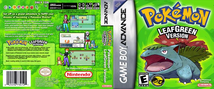  Covers Game Boy Advance - Pokemon Leaf Green Game Boy Advance - Cover.jpg