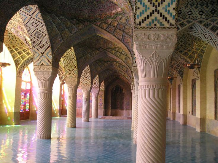 Architecture - Nasirul Mulk Mosque in Shiraz - Iran.jpg