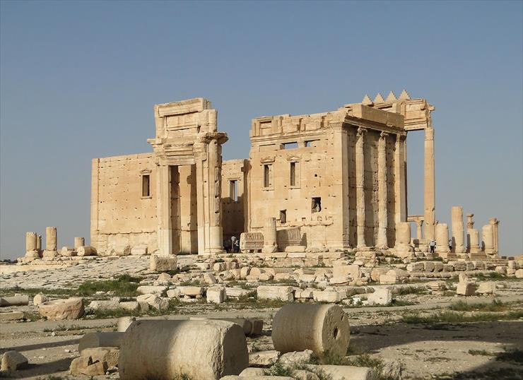 Palmyra - obrazy - Temple_of_Bel,_Palmyra_02. Świątynia Bela.jpg
