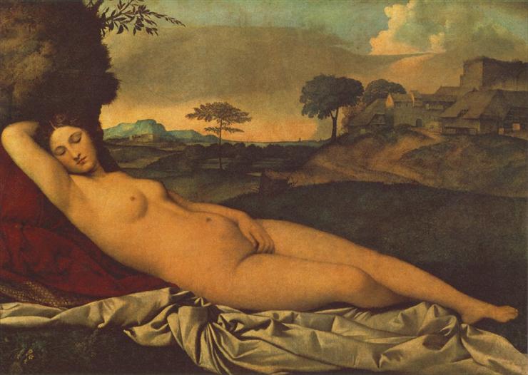 Giorgione 1476-1510 - GIORGIONE SLEEPING VENUS, DRESDEN.JPG