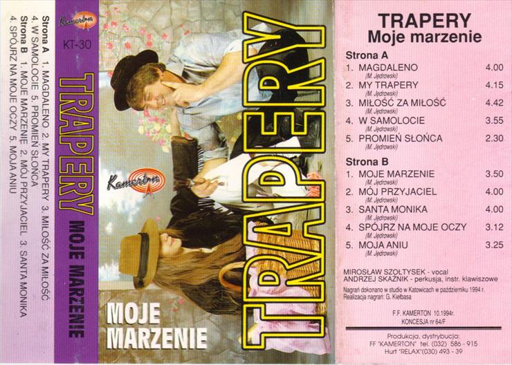 OKŁADKI MC - Trapery - Moje Marzenie Przód.JPG