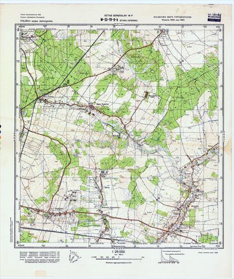 Mapy topograficzne LWP 1_25 000 - M-33-19-B-b_STARA_KOPERNIA_1985.jpg