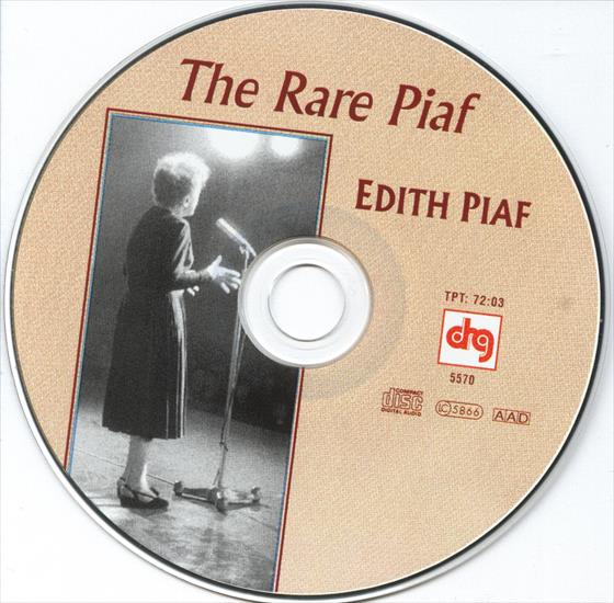 Edith Piaf  The Rare Piaf  1950-1962 - Edith Piaf - The Rare Piaf 1950-1962 CD.jpg