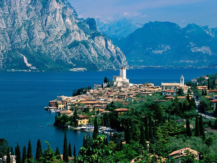 Krajobrazy - Lake Garda, Malcesine, Italy.jpg