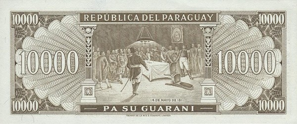 Paraguay - ParaguayP209-10000Guaranies-L19521982-donatedsb_b.jpg