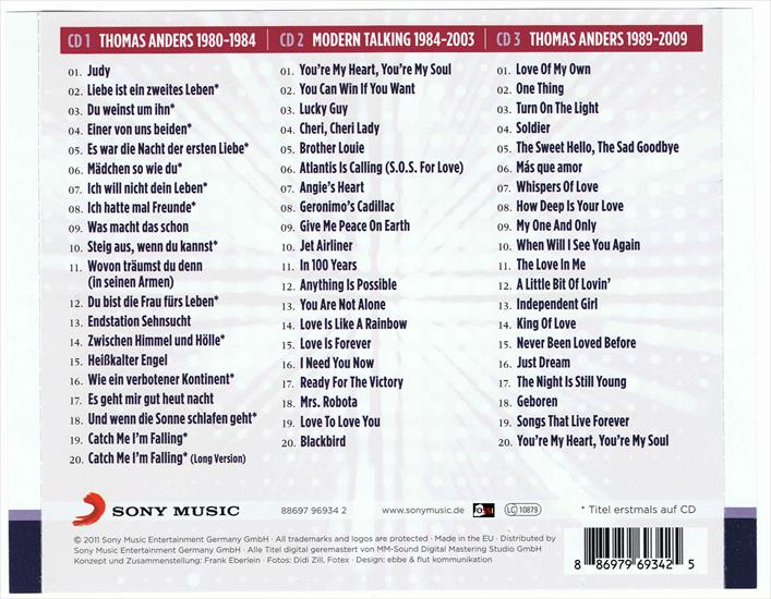 Thomas Anders und Modern Talking - Hits  Raritten 3CD-Box2011 - tyl.jpg