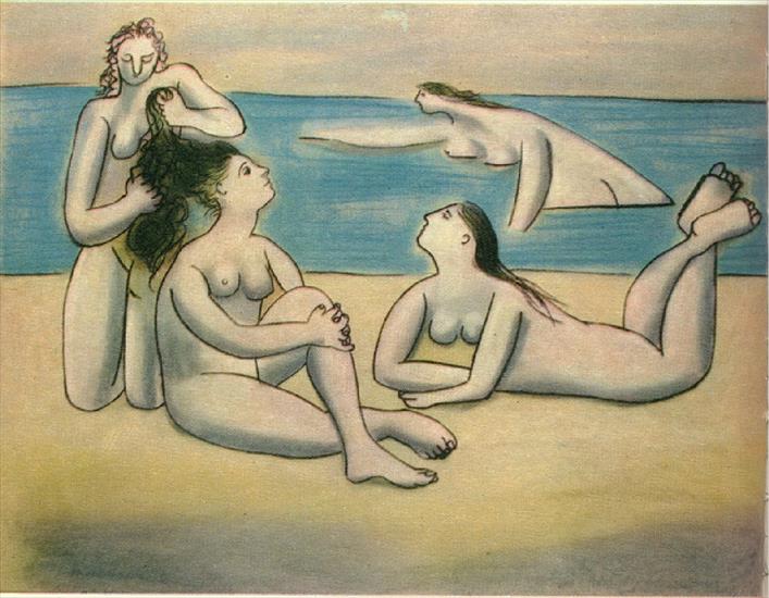 Picasso 1920 - Picasso Baigneuses. Summer 1920. 57.5 x 72 cm. Pastel. Knoed.jpg