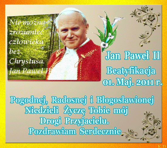 Błogosławiony Jan Paweł II - dzien-niedziela..beatyfikacja.gif