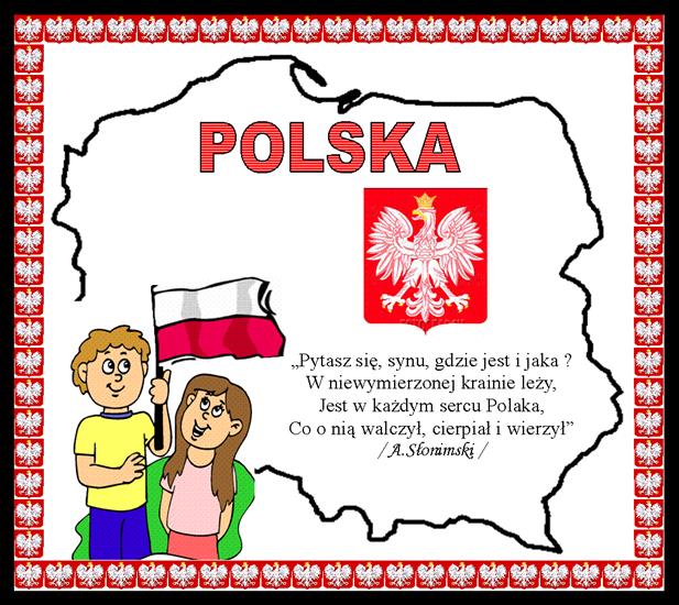 godło ,flaga ,mapa - Polska.gif