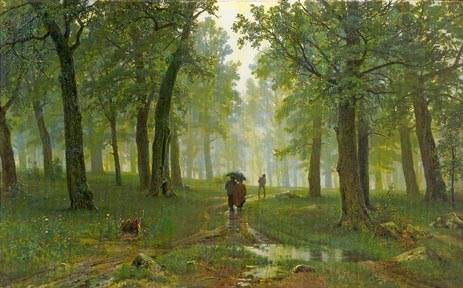 Iwan Iwanowisz Szyszkin - shishkin - rain in an oak forest.jpg