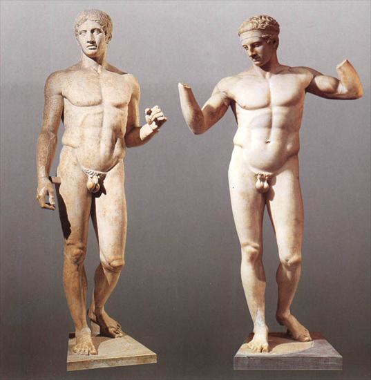 klasyczna - Doryforos, ok.450 p.n.e._atleta Diadumenos z Delos, wiążący wstęgę zwycięstwa, ok.420 p.n.e._kopi.jpg