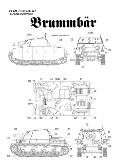 GPM 248 - Niemeckie działo samobierzne Sd.Kfz. 166, Sturmheschtz IV fr 15cm StuH 43 - Sturmpanzer IV Brummbr - 02.jpg