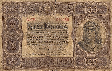 WĘGRY - 1920 - 100 koron a.jpg