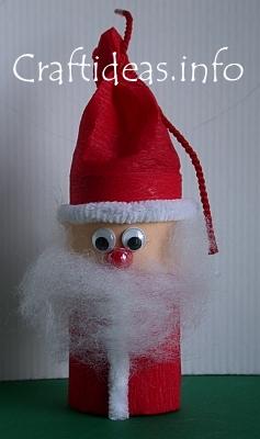 Mikołaje - Christmas_Paper_Craft_-_Paper_Roll_Santa_-_Recycling_Craft.jpg