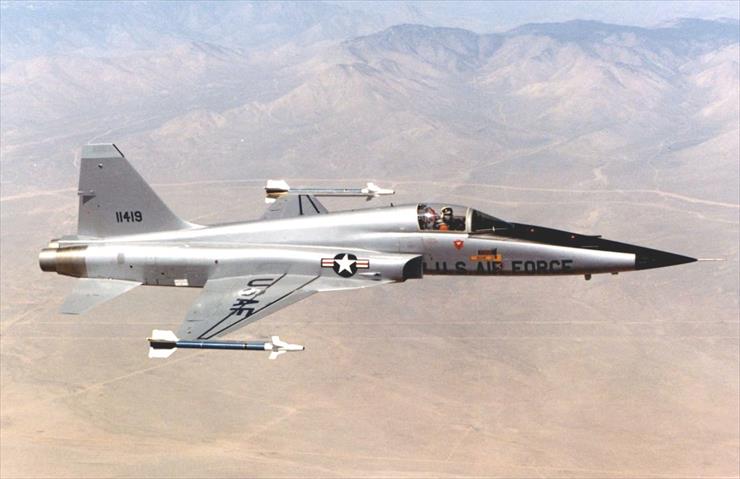 F-5E Tiger - amerykański samolot myśliwski - F-5E - wczesna seria z Sił Powietrznych USA.jpg