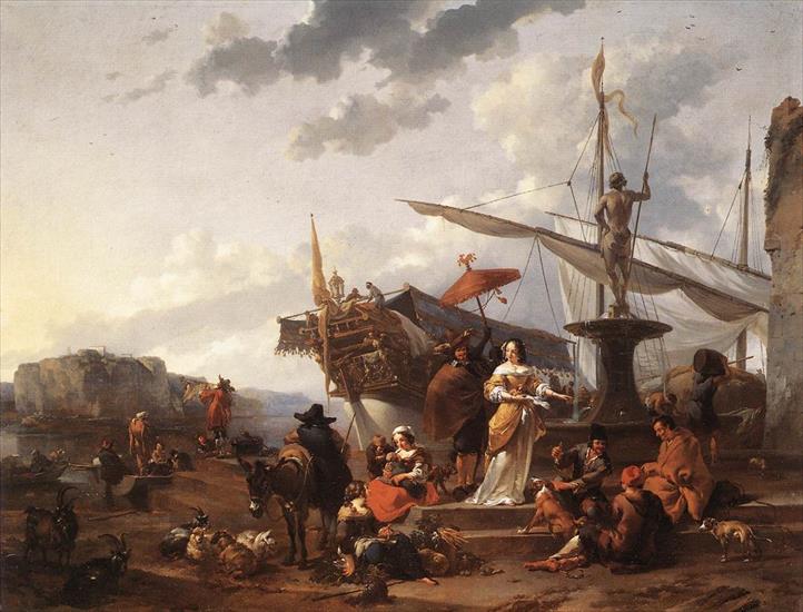 Nicolaes Berchem 1620-1683 - BERCHEM_Nicolaes_A_Southern_Harbour_Scene.jpg