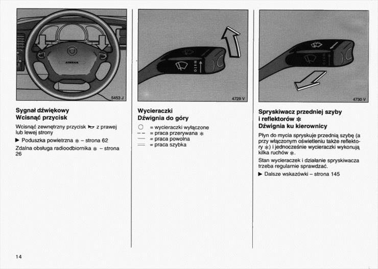 Opel Vectra B - Instrukcja obsługi pl - Instrukcja Obsługi Opel Vectra B - 14.jpg