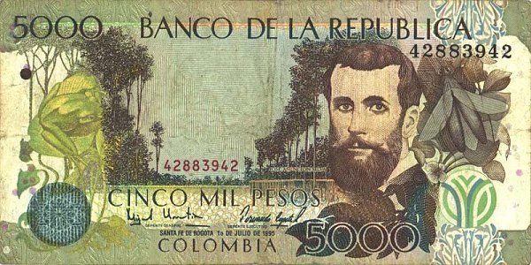 Pieniądze świata - Kolumbia - peso .jpg