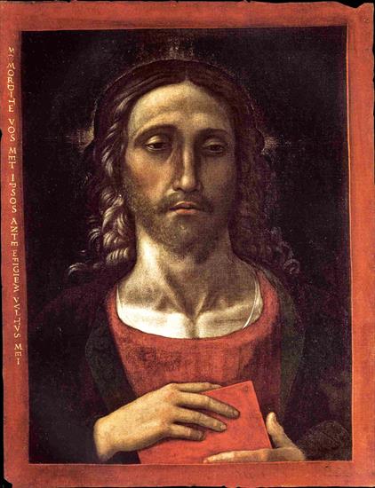 Pan Jezus obrazy i rzeźby - 1493  Andrea Mantegna  Le Christ  Huile sur toile  .jpg