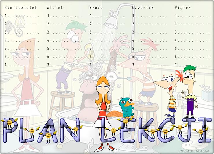 Ramki Puzzle Tabl... - Phineas And Ferb phineas and ferb plan lekcji.jpg