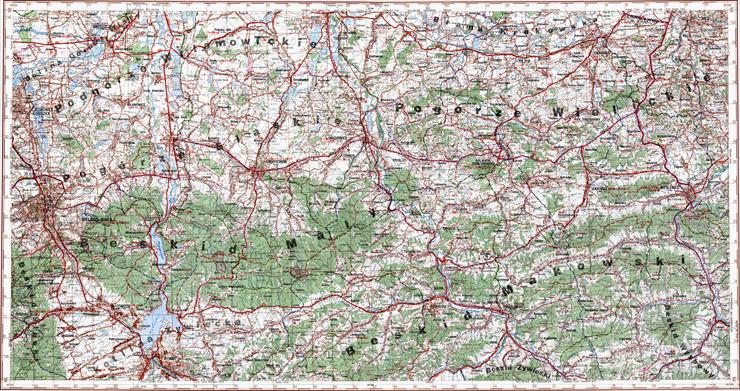 Topograficzna mapa Polski - m34-75-76-Bielsko Biala.jpg