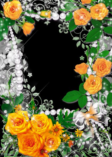  Ramki kwiatowe - With Roses.png