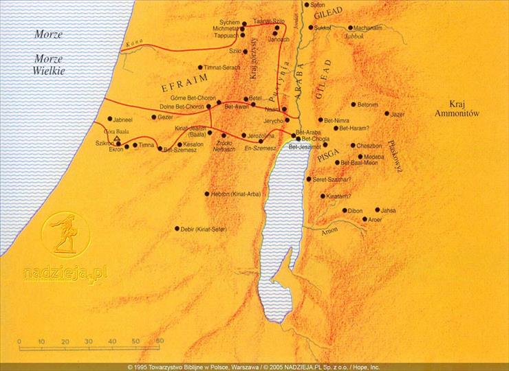 Mapy biblijno-historyczne - 36 - Podział kraju na południu.jpg