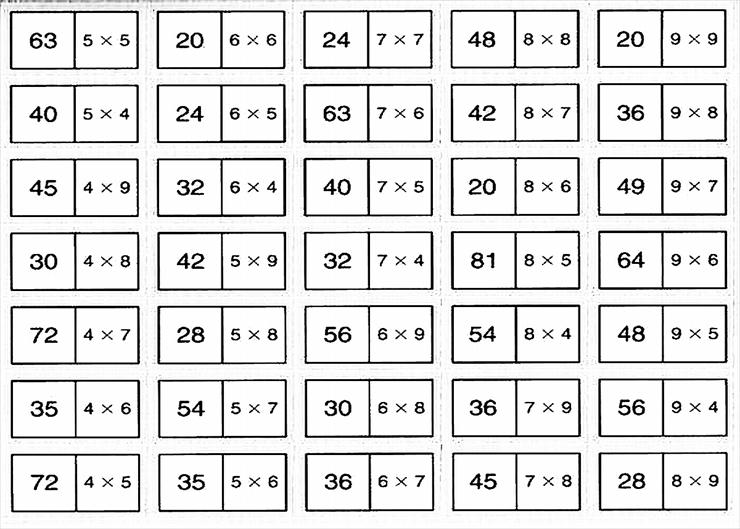 matematyka 2 - tabliczka mnożenia domino.JPG