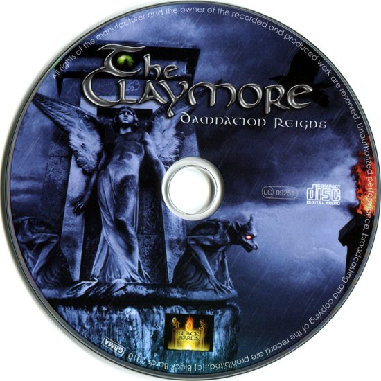 2010 The Claymore - Damnation Reigns Flac - CD.jpg