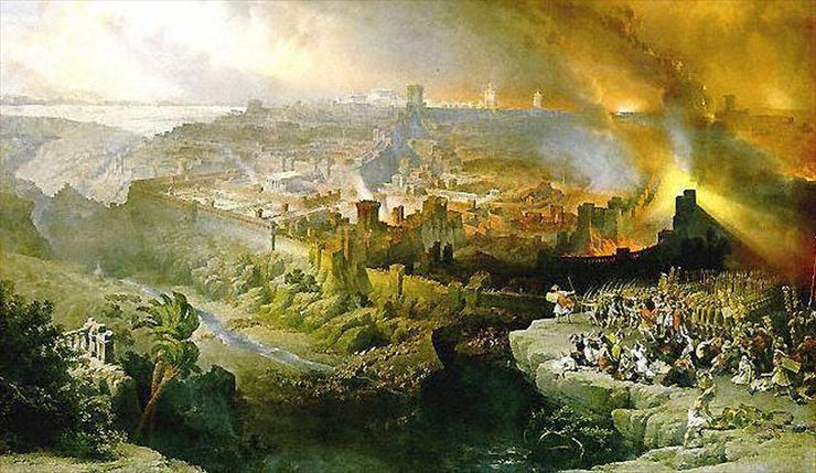 SANKTUARIA W POLSCE - Zburzenie Jerozolimy przez Rzymian w 70 roku..jpg
